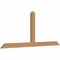 Ekena Millwork Portland Timber Gable Bracket, Western Red Cedar, 108"W x 45"H x 3 1/2"D x 5 1/2"F, 10/12 Pitch GBW108X45X0406POR00SWR - alternate 3